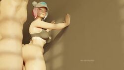  1boy 1girls 3d 3d_animation against_wall animated ballcap behind female female_focus female_moaning female_penetrated fortnite from_behind fucked_from_behind hat hetero hetero_sex heterosexual leelah_(fortnite) magicalmysticva male/female male_penetrating male_penetrating_female male_pov moaning noperss penetration_from_behind pov sex sex_from_behind sound sports_bra standing standing_sex straight straight_sex tagme taken_from_behind video voice_acted  rating:explicit score: user:magicalmysticva