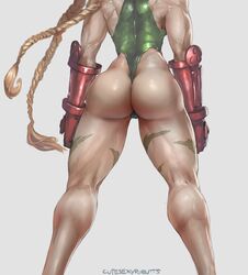 1girls ass cameltoe cammy_white clothed cutesexyrobutts female female_only huge_ass solo street_fighter thick_thighs thong thong_leotard rating:Questionable score:279 user:justausername