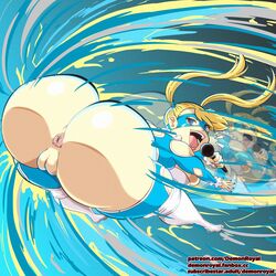 ass_attack ass_focus asshole blonde_hair colored demonroyal female girl huge_ass microphone pawg pussy rainbow_mika shortstack solo_female spread_cheeks street_fighter twintails wrestling_outfit rating:Explicit score:63 user:Baltan