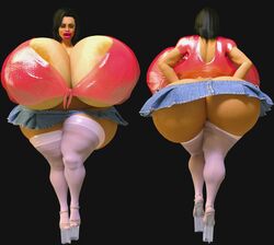 bedroom_eyes bimbo_lips bimbofication denim gigantic_ass gigantic_breasts heels high_heels huge_ass huge_breasts hyper hyper_ass hyper_bimbo hyper_breasts hyper_hourglass jackd22 large_ass large_breasts mass_effect mass_effect_2 mass_effect_3 miranda_lawson platform_heels stockings rating:Explicit score:10 user:NipNops56