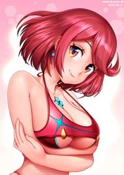 1girls big_breasts breasts cleavage female female_only large_breasts neocoill nintendo pyra solo xenoblade_(series) xenoblade_chronicles_2 rating:Questionable score:165 user:justausername