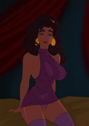 big_breasts breasts crotchless crotchless_panties dark-skinned_female disney erect_nipples esmeralda female female_only inusen nipples panties pussy solo tease the_hunchback_of_notre_dame rating:Explicit score:127 user:Shadowking11