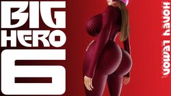 3d 3d_(artwork) ass_focus backboob big_ass big_breasts big_hero_6 bodysuit clothed clothing drakepowers female female_only honey_lemon huge_ass huge_breasts red_bodysuit red_clothing solo thick rating:Questionable score:32 user:DrakePowers