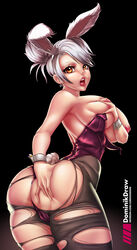 alternate_costume areolae ass ass_grab battle_bunny_riven big_breasts breasts bunny_ears bunny_girl bunnysuit cameltoe female female_only large_breasts league_of_legends looking_at_viewer looking_back lord_dominik nipples riven solo rating:Questionable score:68 user:justausername