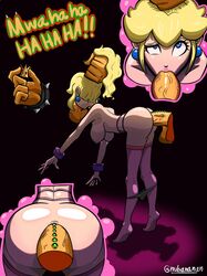 1girls 2boys anal anal_sex ass big_breasts blonde_hair blue_eyes bowser breasts crown deepthroat disembodied_hand disembodied_penis earrings enslaved_royal fat_ass fellatio female female_focus garterbelt hair_grab hair_pull hanging_breasts huge_cock human irrumatio large_breasts lipstick male mario_(series) multiple_boys multiple_views nintendo nipples nubiananan nude oral panties panties_around_leg penis ponytail_hold pov princess princess_peach rape royalty sex_slave slave spitroast standing_sex stockings testicles unseen_male_face rating:Explicit score:287 user:SaintSyke