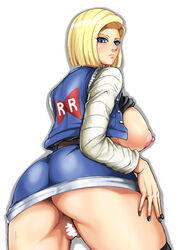 1girls alternate_version_available android_18 blonde blonde_female blonde_hair blonde_hair_female blue_eyes blue_eyes_female cameltoe cleavage curvy dragon_ball erect_nipples female gigantic_breasts huge_areolae huge_ass nekuraneko puffy_nipples short_hair short_hair_female thick_hips voluptuous wide_hips yellow_hair rating:Explicit score:69 user:Scapegoating