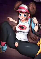 1girls after_sex bag big_ass big_breasts blue_eyes blush breasts brown_background brown_hair clothed cum cum_in_pussy cum_inside female female_only hat human long_hair looking_at_viewer looking_up neocoill nintendo open_mouth pantyhose pokemon pokemon_bw2 pussy rosa_(pokemon) shirt shoes sitting skirt skirt_down solo source_request spread_legs spreading straight sweat text thick_thighs tongue torn_clothes torn_pantyhose twintails url watermark wide_hips wristwatch rating:Explicit score:71 user:justausername