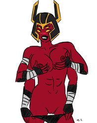 4_arms alien_girl ben_10 ben_10_omniverse big_breasts black_lips breasts female humanoid large_breasts looma_red_wind multi_arm multi_eye multi_limb muscular muscular_female nipples presenting_pussy princess pussy red_skin solo tetramand rating:Explicit score:29 user:Boneralert