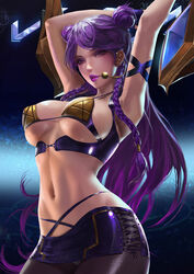 alternate_costume highres idol k/da_kai'sa k/da_series kai'sa league_of_legends liebeloss_.lex lipstick revealing_clothes tagme rating:Questionable score:213 user:jindermaballz