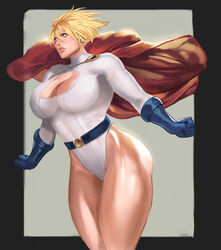 abs big_breasts blonde_hair breasts cleavage dc female female_only kasai_x3 large_breasts lejeanx3 leotard muscular_female power_girl solo superman_(series) thick_thighs rating:Safe score:125 user:justausername