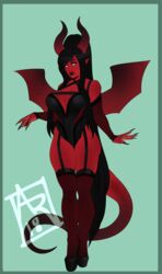 akira_raikou demon_girl demon_horns demon_wings dungeons_and_dragons fantasy female female_only horns lingerie monster_girl red_skin solo solo_female succubus rating:Questionable score:74 user:xthunderx