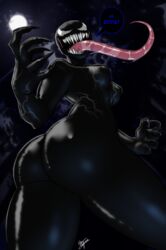 1girls aeolus06 alien anne_weying big_ass breasts female female_only large_ass long_tongue looking_back marvel saliva sharp_fingernails sharp_teeth she-venom spider-man_(series) symbiote text thick_thighs thighs venom_(2018) venom_(marvel) watermark wide_hips rating:Questionable score:170 user:Mistress_Venom