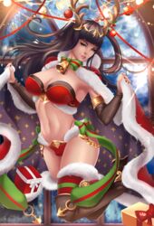 1futa 2018 bra bulge dickgirl exlic fire_emblem fire_emblem_awakening fire_emblem_heroes futa_only futanari intersex looking_at_viewer panties solo tharja_(fire_emblem) tharja_(winter)_(fire_emblem) thighhighs rating:Questionable score:69 user:justausername