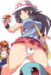 abs alternate_breast_size ambiguous_gender anime_style big_breasts breasts cameltoe captain_falcon cleavage clothed erect_nipples erect_nipples_under_clothes f-zero female human human_only konno_tohiro large_breasts leaf_(pokemon) nintendo nipple_bulge panties pokemon pokemon_(species) pokemon_frlg pokemon_rgby solo_focus squirtle super_smash_bros. rating:Questionable score:305 user:justausername