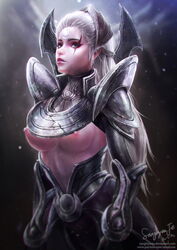 armor big_breasts diana_(league_of_legends) erect_nipples female female_only league_of_legends sanghyun rating:Explicit score:32 user:Skinner22