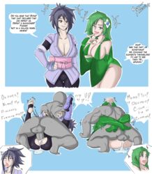 2girls ahegao big_breasts crossover cum cum_in_pussy cum_inside dialogue double_mating_press english english_text fair-skinned_female fair_skin female final_fantasy final_fantasy_iv green_eyes green_hair high_heel_boots high_heels instant_loss_2koma light-skinned_female light_skin male mating_press multiple_girls nayaase_beleguii rydia sex sheena_fujibayashi tales_of_(series) tales_of_symphonia rating:Explicit score:259 user:yugogon