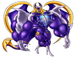 1boy abs bat bulge clothing dragmon feet high_heels lunala male male_only moobs muscular nintendo nipples pokémon_(species) pokemon pokemon_sm pokesuit purple_skin red_eyes solo suit thick_thighs video_games wide_hips wings rating:Explicit score:7 user:bot