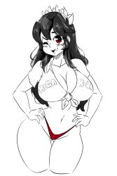  1girls big_breasts bimbo blush female filia_(skullgirls) nipples skullgirls vicdezart  rating:explicit score: user:bot