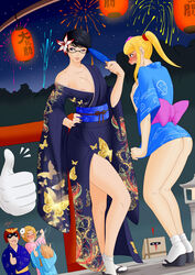 3boys 3girls a_link_between_worlds areola areola_slip areolae ass bayonetta bayonetta_(character) bayonetta_2 big_breasts black_hair blonde_hair blood blush bottomless breath_of_the_wild captain_falcon chinese_clothes chinese_new_year clothing crossover f-zero flower funny glasses hair helmet humor hylian konami link master_hand metal_gear metroid multiple_boys multiple_girls new_year nintendo no_pants nosebleed oo_sebastian_oo open_toe_shoes pointy_ears pose posing princess princess_zelda samus_aran solid_snake super_smash_bros. super_smash_bros._ultimate the_legend_of_zelda video_games zelda_(a_link_between_worlds) rating:Questionable score:154 user:EdgySexy