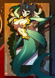 1girls areolae breasts female female_only fin kinkymation league_of_legends lying marai marine medium_breasts mermaid monster nami_(league_of_legends) nipples solo sushi video_games rating:Explicit score:113 user:EdgySexy