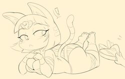 ! 1girls alternate_breast_size ambiguous_gender animal_crossing ankha anthro ass bandage big_breasts bra breasts cat_ears chubby eyelashes feet feline female furry gift gift_box human large_ass lying monochrome nintendo panties partially_clothed purple_yoshi_draws shortstack tail thick_thighs valentine's_day wide_hips rating:Questionable score:85 user:oski165