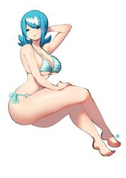 1girls big_ass bikini breasts feet female human human_only kenron_toqueen lana's_mother_(pokemon) milf mob_face mother nintendo pokemon pokemon_sm sitting solo striped striped_bikini thick_thighs wide_hips rating:Questionable score:154 user:Freezer88