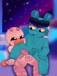  alien anal brawl_stars cute dogarcello furry gay hank_(brawl_stars) homosexual_male male/male male_focus male_only penetration rule_63 shrimp space  rating:explicit score: user:richhhh