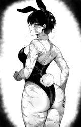 1girls ass ass_focus big_ass big_butt bunny_ears bunny_girl bunny_tail bunnysuit burn_marks burn_scar burn_scars burns fake_animal_ears fake_tail fat_ass female female_only glasses huge_ass huge_butt jujutsu_kaisen large_ass large_butt looking_at_viewer looking_back masoq095 monochrome playboy_bunny rabbit_ears rabbit_tail revealing_clothes scar scarred scars scars_all_over short_hair shounen_jump slutty slutty_outfit thick thick_ass thick_thighs thighs tomboy very_short_hair wounds zenin_maki rating:Questionable score:707 user:Fumeknight1