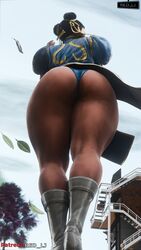 1girls 3d 3d_(artwork) asian_clothing asian_female black_eyes black_hair blender_(software) bracelet capcom chun-li female female_only high_resolution pantyhose patreon_username red_lj solo street_fighter street_fighter_6 rating:Explicit score:90 user:LJ-RED