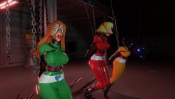 3girls alex_(totally_spies) animated ball_gag black_hair blonde blonde_hair blonde_hair_female bondage brown_hair captured captured_heroine chained chains clover_(totally_spies) female female_only gag gagged jumping latex latex_suit multiple_girls restrained sam_(totally_spies) serpentorder sound totally_spies treadmill video rating:Explicit score:73 user:Slowmoguy