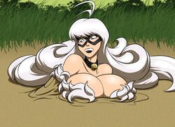 black_cat_(marvel) felicia_hardy female female_only marvel marvel_comics quicksand solo spider-man_(series) toughset white_hair white_skin rating:Questionable score:7 user:Mudlover