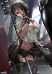 1girls breasts cleavage devil_may_cry devil_may_cry_5 female female_only lady_(devil_may_cry) pinup solo zumi rating:Questionable score:191 user:justausername