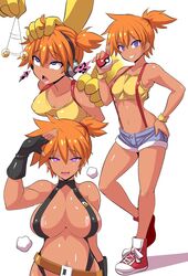 1girls :d ahe_gao alternate_eye_color alternate_outfit ambiguous_gender anime_style areola_slip areolae arm_at_side arm_up asymmetrical_hair bare_legs bare_shoulders belly belt big_breasts black_gloves blush brainwashing breast_expansion breasts breath bright_pupils busty clavicle cleavage clothed clothing coin corruption covered_nipples dark_nipples denim denim_shorts earrings edited elbow_gloves empty_eyes eyebrows_visible_through_hair female femsub fingerless_gloves footwear full_body full_cleavage furry gloves green_eyes grin hair_tie half-closed_eyes hand_on_head hand_on_hip hand_on_hips handwear happy_sub head_grab headphones heavy_breathing high_resolution highleg holding holding_object holding_poke_ball hourglass_figure human hypno hypnosis jewelry kasumi_(pokemon) konno_tohiro large_breasts legs looking_at_viewer looking_up midriff mind_control motion_lines multiple_views musical_note navel nintendo nipples no_socks one_arm_up one_side_up open_mouth pale_skin pendulum pink_eyes poke_ball pokemon pokemon_rgby pokephilia ponytail purple_eyes quaver red_footwear red_hair red_shoes revision ribbon rolling_eyes salute shadow shiny shiny_skin shirt shoe_ribbon shoes short_hair short_shorts shorts shoulder_grab side_ponytail sideboob simple_background sleeveless small_breasts smile sneakers solo_focus standing stomach stud_earrings suspenders sweat sweatband tank_top teeth third-party_edit tied_hair tomboy topless upper_body voluptuous wavy_mouth white_background white_ribbon wristband wristwear yellow_fur rating:Questionable score:526 user:hotguy001