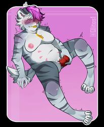  anthro female female/female hi_res lint n/a solo  rating:explicit score: user:bot