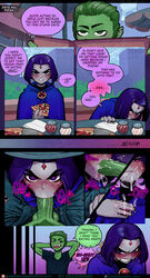 1boy 1girls :>= beast_boy blowjob_under_table blush cape cloak clothing comic cum cum_drip cum_in_mouth cum_inside cumshot dc dc_comics dialogue embarrassed english_text erection fellatio female female_penetrated femsub food green_eyes green_hair green_penis green_skin hair heart heart-shaped_pupils human large_penis male male_penetrating male_pov maledom oral outerwear pale-skinned_female pale_skin patreon penis penis_out pizza pov pubic_hair purple_eyes purple_hair rachel_roth raven_(dc) secretly_loves_it straight sucking teen_titans testicles text under_table under_the_table url veins veiny_penis watermark zillionaire rating:Explicit score:657 user:EdgySexy