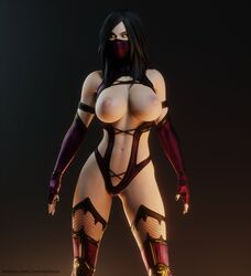 1girls 3d areolae big_breasts blender breasts breasts_out female female_only large_breasts mask mavixtious mileena mortal_kombat nipples solo rating:Explicit score:139 user:justausername