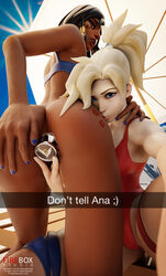 1girls 2girls 3d abs anal anal_insertion anal_juice anal_training angela_ziegler ass ass_kiss beach black_hair blender blizzard_entertainment blonde_hair blue_eyes brown_eyes brown_skin brunette buttplug dark-skinned_female dark_skin dat_ass egyptian eyeshadow female female_only fireboxstudio interracial kiss_mark kiss_mark_on_ass kissing kissing_ass large_buttplug lifeguard lifeguard_mercy lifeguard_pharah light_skin lipstick_mark lipstick_on_ass logo_buttplug mercy overwatch pharah slim snapchat swiss tagme tied_hair viewed_from_below yuri rating:Explicit score:212 user:DoughWryyToes2