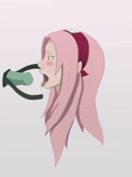 animated blindfold blush bondage cock_gag dawho555 deepthroat dildo dildo_gag dildo_mask female femsub gag green_eyes highres long_hair naruto naruto_(classic) pink_hair sakura_haruno throat_bulge throat_fuck throat_training rating:Explicit score:296 user:bot