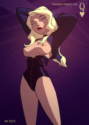 10s 2019 black_canary breasts dc dc_comics dcau dinah_lance green_arrow_(series) looking_at_viewer naked nipples queencomplex rating:Explicit score:78 user:ranykoguta8