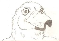 2011 accipitrid accipitriform ambiguous_gender anthro avian beak bird eagle feathers graphite_(artwork) jt monochrome pencil_(artwork) solo traditional_media_(artwork) tyson_eagle rating:safe score: user:anonymous