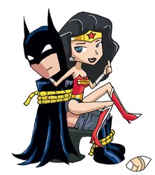 1boy 1girls batman batman_(series) dc_comics dcau female femdom high_heel_boots justice_league justice_league_unlimited knee_boots lp432 male pants_down reverse_cowgirl_position sentones tied_up wonder_woman wonder_woman_(series) rating:Explicit score:7 user:bot