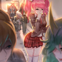 3boys 3girls academy_ahri academy_darius academy_ekko academy_series ahri alternate_costume dripping_pussy ekko ezreal league_of_legends luxanna_crownguard multiple_boys multiple_girls pd pink_hair resisting resisting_orgasm riot_games soraka squirting star_guardian_ezreal star_guardian_lux star_guardian_series star_guardian_soraka tagme thighhighs twintails vibrator_under_panties vladimir_(league_of_legends) wet wet_pussy rating:Explicit score:184 user:komarunaegihella