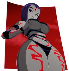 1girls big_breasts breasts cleavage dc dc_comics female female_only large_breasts looking_at_viewer rachel_roth raven_(dc) ravenravenraven smooth_skin solo teen_titans rating:Questionable score:158 user:justausername