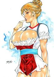 1girls 2019 big_breasts blonde_hair blue_eyes breasts cleavage cleavage_overflow dc dc_comics dirndl dress earth_2 ed_benes_studio female female_only finger_in_mouth finger_to_mouth full_cleavage gray_panties huge_breasts iago_maia kara_zor-l karen_starr large_breasts miniskirt national_personification oktoberfest panties power_girl short_dress solo superman_(series) tracht underwear uniform rating:Questionable score:48 user:JackieEstacadoThrowaway