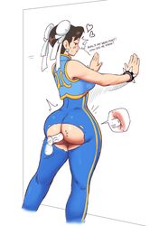 against_wall anal anal_access anal_insertion anal_sex ass big_penis brown_hair buttholemagick capcom chun-li dialogue disembodied_hand disembodied_penis earrings exposed_ass female female_focus hair heart highres human insertion legs looking_back male male_penetrating motion_lines penetration penis secretly_loves_it sex speech_bubble spiked_bracelet street_fighter street_fighter_alpha text thick_thighs thighhighs thighs torn_clothes torn_clothing unseen_male_face veiny_penis rating:Explicit score:283 user:Sychphon