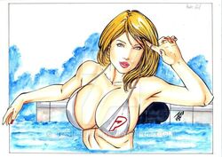 big_breasts bikini blonde_hair blue_eyes bra breasts busty cleavage dc dc_comics earth-2 earth2 earth_2 ed_benes_studio joe_lima jsa justice_society justice_society_of_america karen_starr kryptonian nail_polish pool power_girl red_lips red_lipstick red_nail_polish red_nails short_hair superheroine voluptuous rating:Explicit score:12 user:JackieEstacadoThrowaway