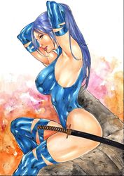 1girls 2018 betsy_braddock big_breasts blue_bodysuit blue_boots blue_clothes blue_clothing blue_eyes blue_thighhighs bodysuit boots breasts busty curvaceous curvy dated ed_benes_studio elizabeth_braddock erect_nipples female female_only homo_superior human iago_maia katana kwannon long_hair marvel marvel_comics mutant nipple_bulge nipples nipples_visible_through_clothing pinup ponytail psylocke purple_hair red_lips red_lipstick rubble scabbard sheathed_weapon signature sitting solo straight_hair superheroine sword telepath thighhighs voluptuous weapon x-men rating:Explicit score:30 user:JackieEstacadoThrowaway