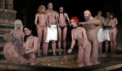 3d 5boys 6+girls 6girls ambiguous_penetration areolae artist_request bathhouse beard black_hair black_panties blonde_hair bound breasts cd_projekt_red chains corinne_tilly cowgirl_position doggy_style femsub gangbang hand_on_hip keira_metz maledom margarita_laux-antille mass_orgy multiple_boys multiple_girls multiple_subs nipples philippa_eilhart red_hair red_panties sigismund_dijkstra standing tattoo the_witcher the_witcher_(series) the_witcher_2 the_witcher_3:_wild_hunt towel triss_merigold white_panties yennefer rating:Explicit score:65 user:omglolguy32