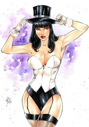 1girls 2019 adjusting_hat big_breasts black_eyebrows black_eyelashes black_eyeshadow black_garter_straps black_hair black_hat black_panties black_stockings black_top_hat blue_eyes breasts busty corset curvaceous curvy dated dc dc_comics ed_benes_studio eyebrows eyelashes eyes eyeshadow female female_only fishnet fishnet_stockings fishnets garter_straps gloves homo_magi human justice_league lanio_sena large_breasts long_hair magician magician_hat makeup mascara no_bra panties pink_lips pink_lipstick pinup signature solo sorceress stockings straight_hair superheroine thighs thighs_together top_hat voluptuous voluptuous_female white_corset white_gloves zatanna zatanna_zatara rating:Questionable score:53 user:JackieEstacadoThrowaway