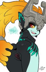 1girls anus ass ass_focus chocolate_starfish detailed_pussy female female_only hands_on_ass heart-shaped_butt imp_midna inviting midna nintendo no_humans pussy solo solo_female spread_anus spread_ass spread_pussy tagme the_legend_of_zelda the_other_half rating:Explicit score:99 user:Heatwave-The-Cat